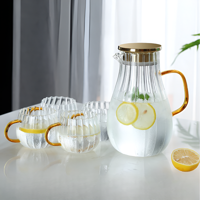 Transparente Teekanne 6-9 Personen