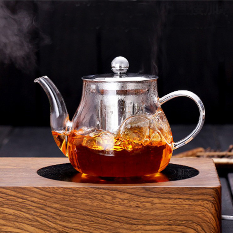 Transparente Teekanne Mit Sieb
