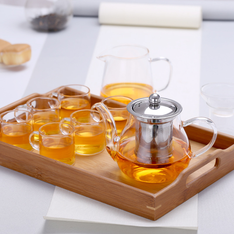 Transparente Teekanne Mit Sieb