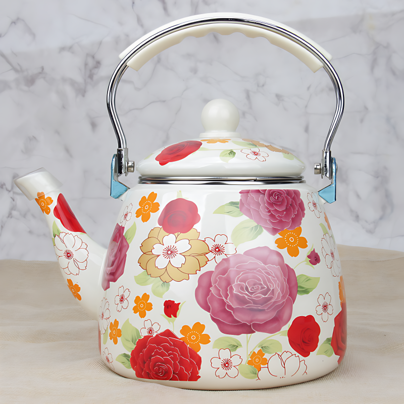 Türkische Teekanne Blumen