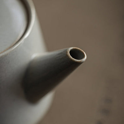 Vintage blaue Teekanne