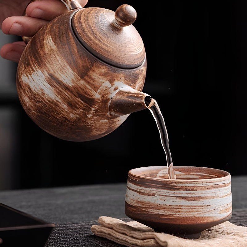 Vintage Keramik Teekanne