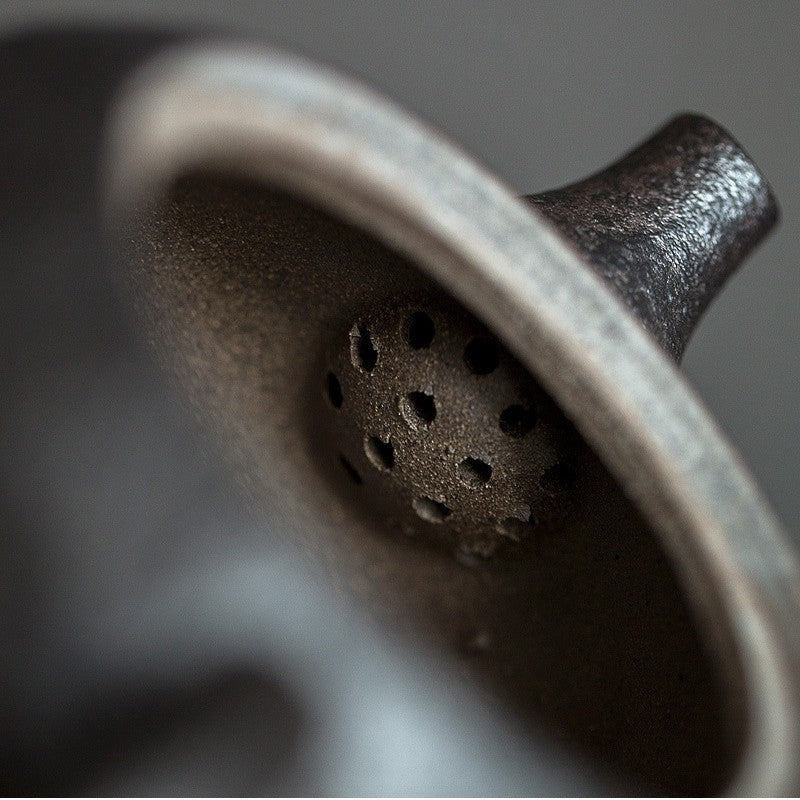 Vintage Teekanne aus Steinzeug