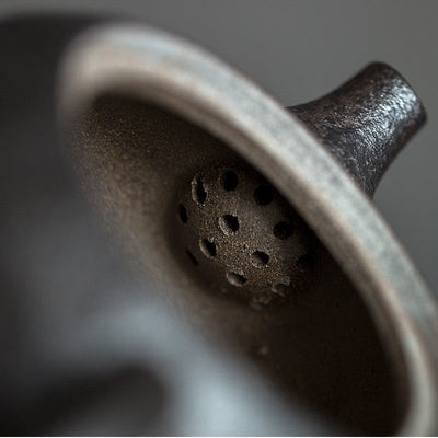 Vintage Teekanne aus Steinzeug