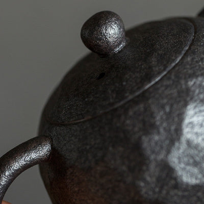 Vintage Teekanne aus Steinzeug