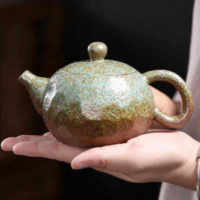 Vintage Teekanne aus Steinzeug