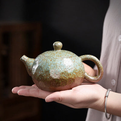 Vintage Teekanne aus Steinzeug