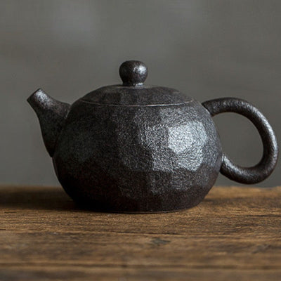 Vintage Teekanne aus Steinzeug