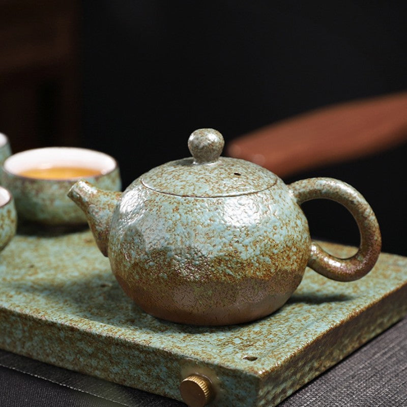 Vintage Teekanne aus Steinzeug