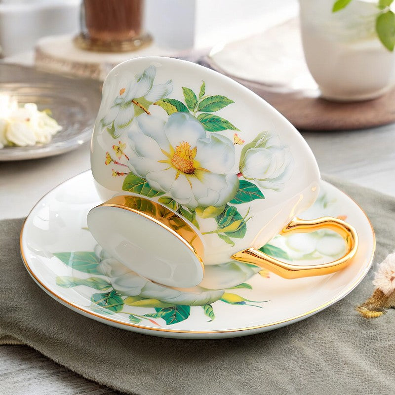 Vintage Teeservice Keramik Weiß