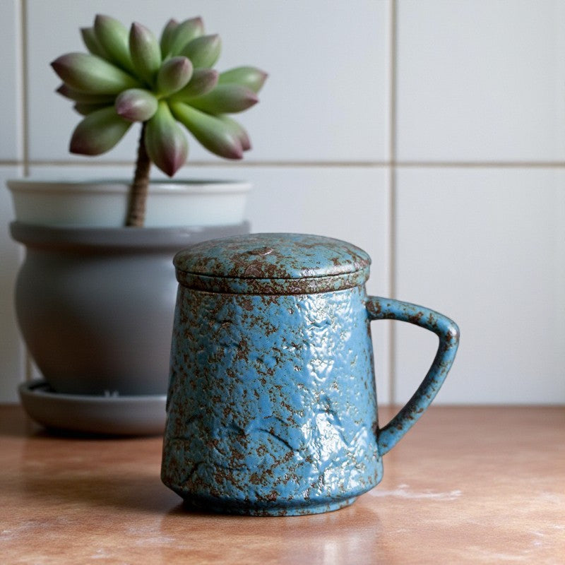 Vintage Teetasse mit Sieb