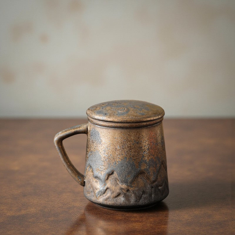 Vintage Teetasse mit Sieb