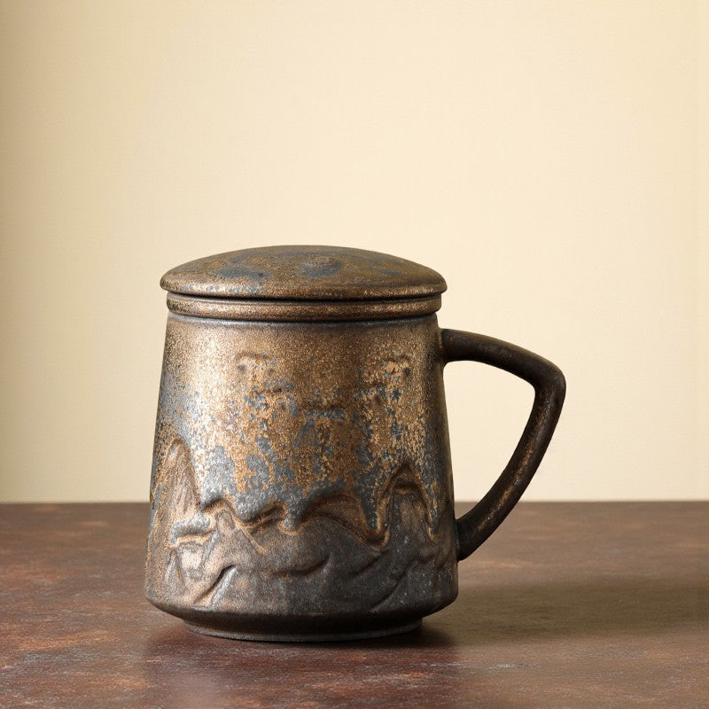 Vintage Teetasse mit Sieb