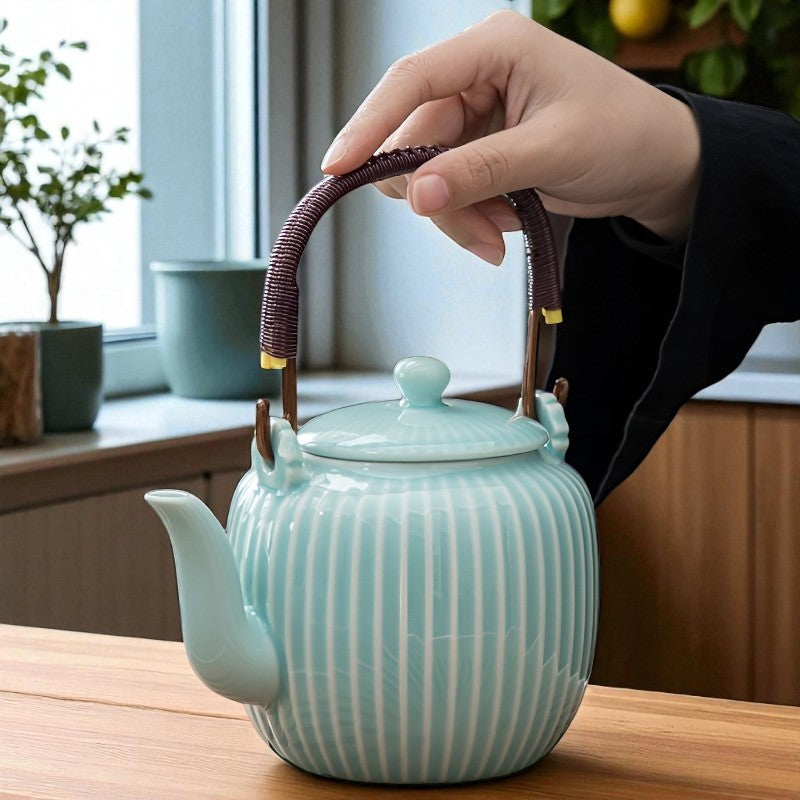 Zeitgenössische Keramik Teekanne