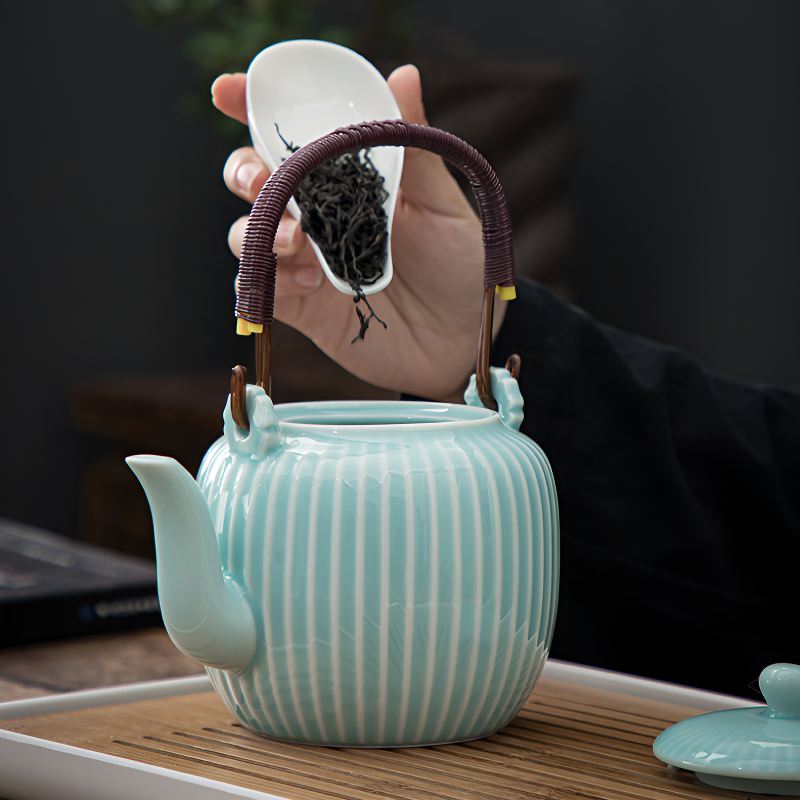 Zeitgenössische Keramik Teekanne