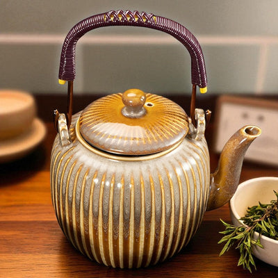 Zeitgenössische Keramik Teekanne