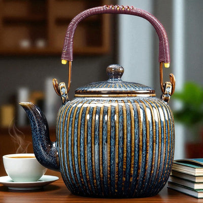 Zeitgenössische Keramik Teekanne