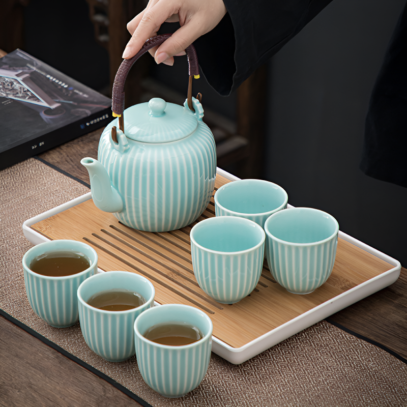 Zeitgenössische Keramik Teekanne