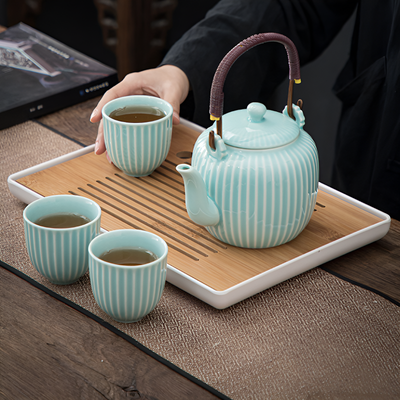 Zeitgenössische Keramik Teekanne