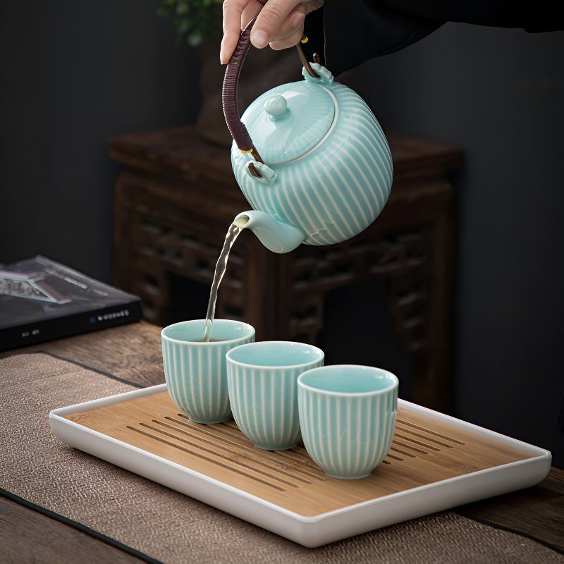 Zeitgenössische Keramik Teekanne