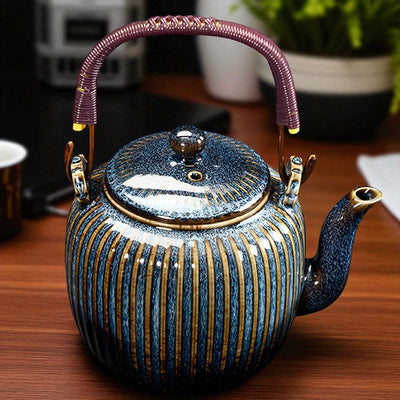 Zeitgenössische Keramik Teekanne