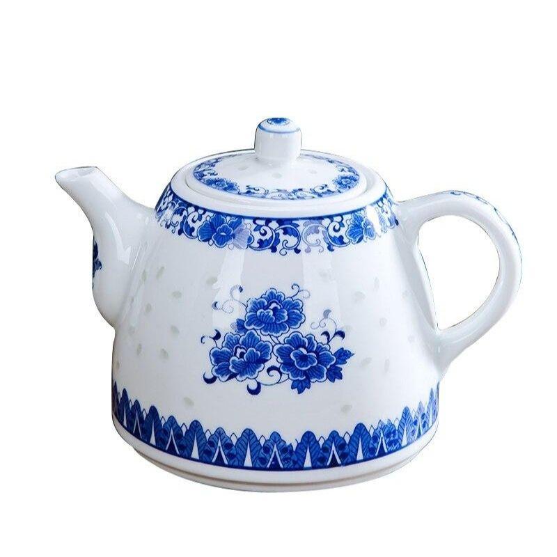 Antike Porzellan Teekanne