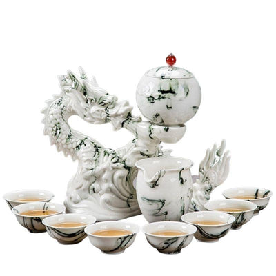 Antikes Chinesisches Teeservice Dragon