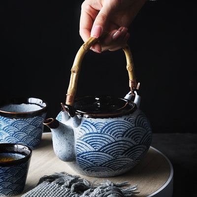 Japanisches Teeservice Symbole
