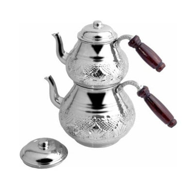 Kupferfarbene Türkische Teekanne