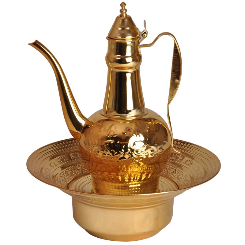 Marokkanische Teekanne Gold