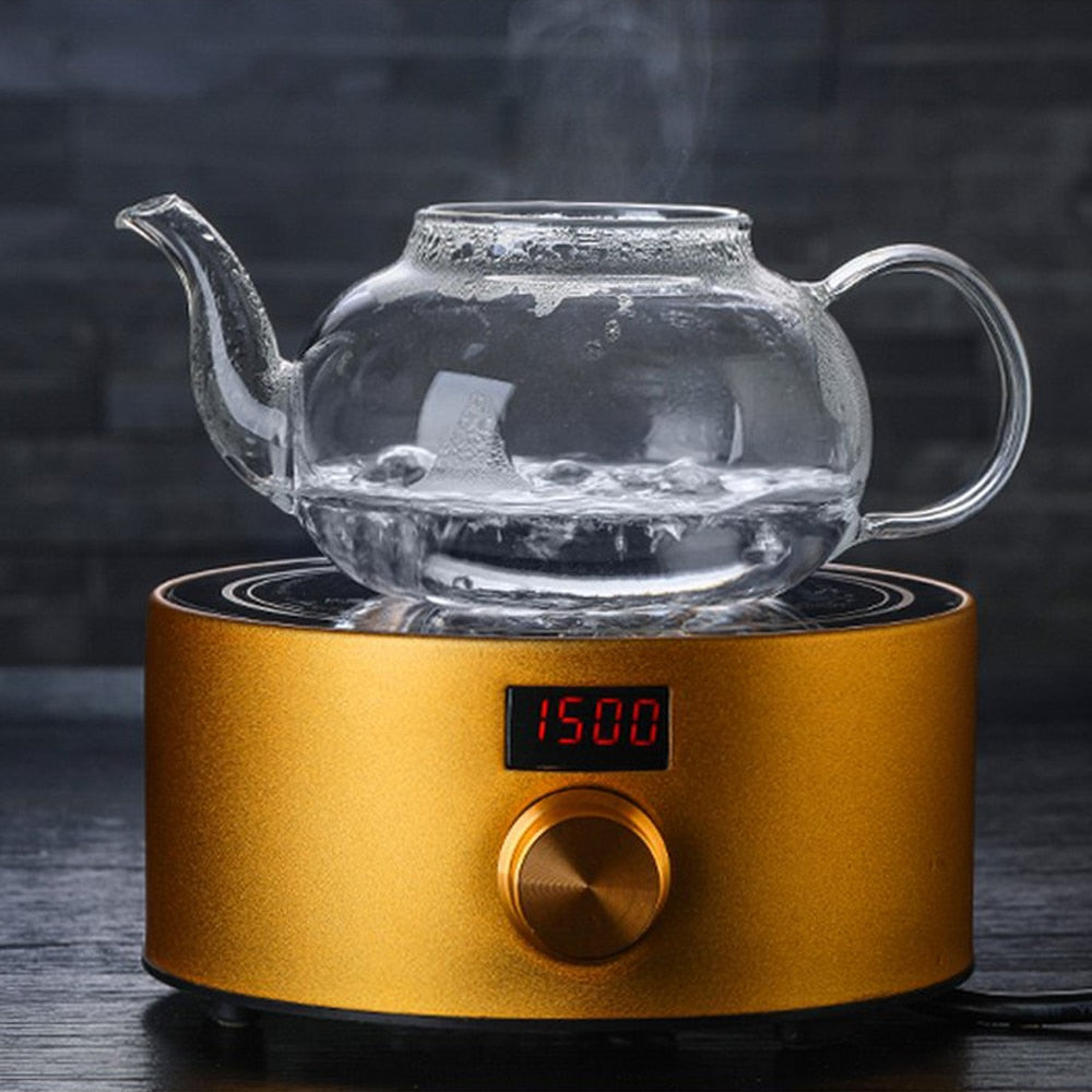 Teekanne Mit Siebeinsatz Und Stövchen